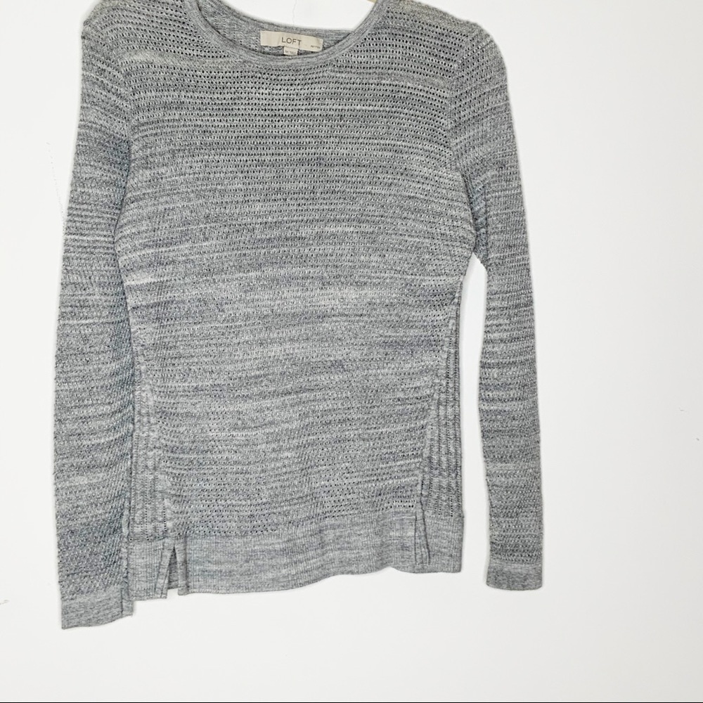 LOFT light grey sweater. SP.